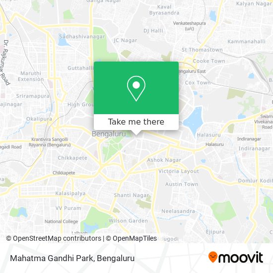 Mahatma Gandhi Park map