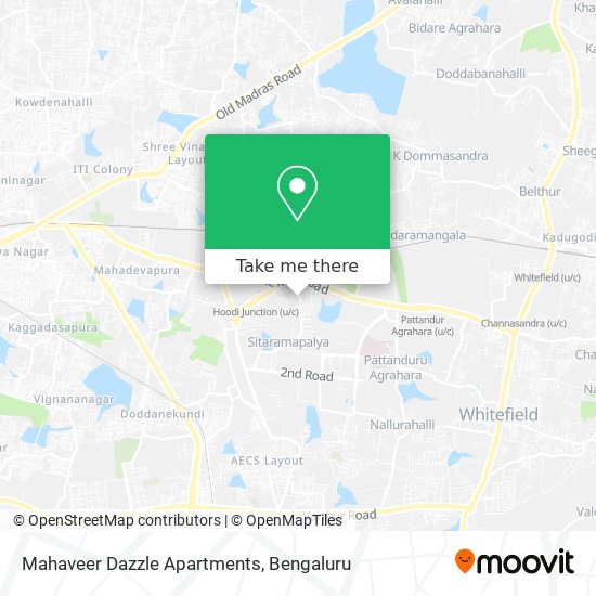 Mahaveer Dazzle Apartments map