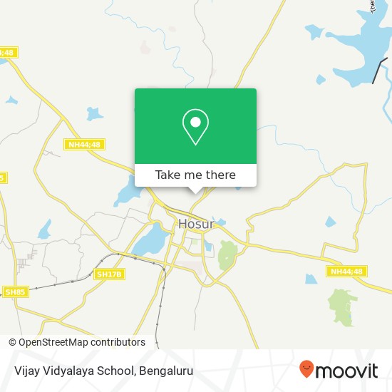 Vijay Vidyalaya School map
