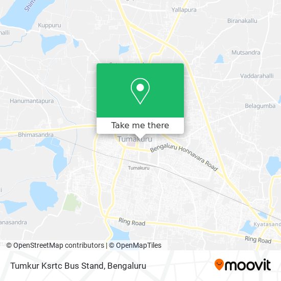 Tumkur Ksrtc Bus Stand map