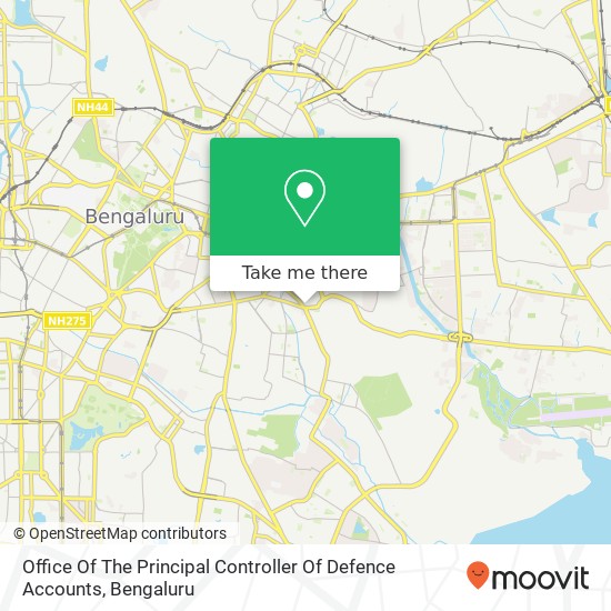 Office Of The Principal Controller Of Defence Accounts map