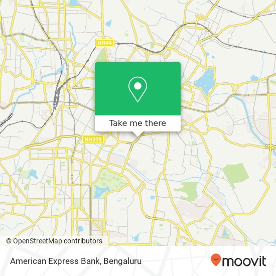 American Express Bank map