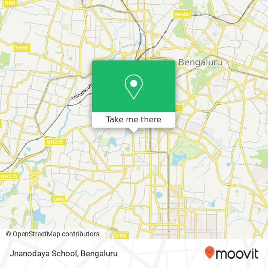 Jnanodaya School map