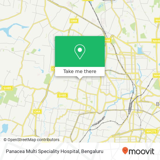 Panacea Multi Speciality Hospital map