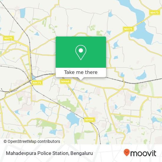 Mahadevpura Police Station map