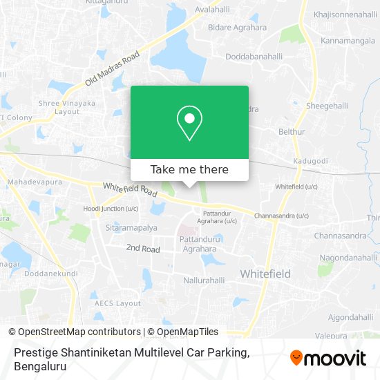 Prestige Shantiniketan Multilevel Car Parking map