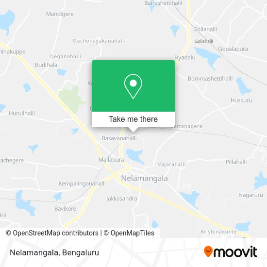 Nelamangala map