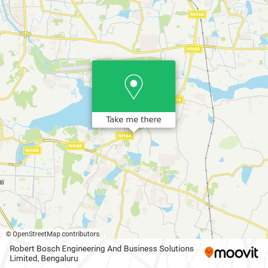 Robert Bosch Engineering And  Business Solutions Limited map