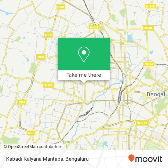 Kabadi Kalyana Mantapa map