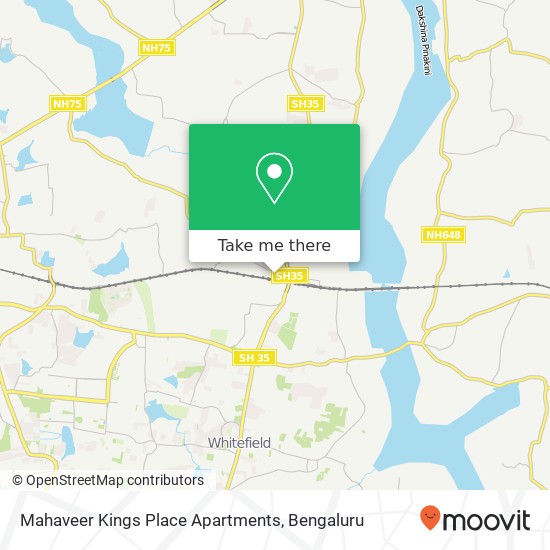 Mahaveer Kings Place Apartments map