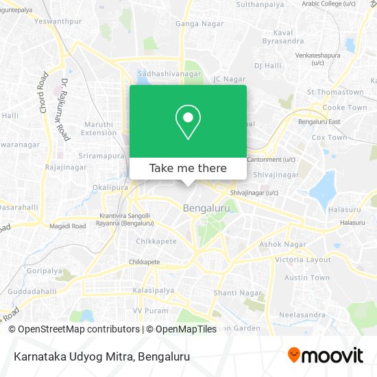 Karnataka Udyog Mitra map