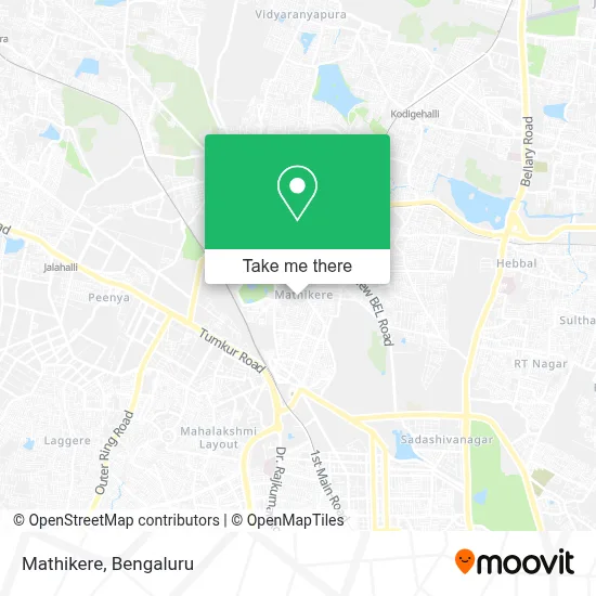 Mathikere map