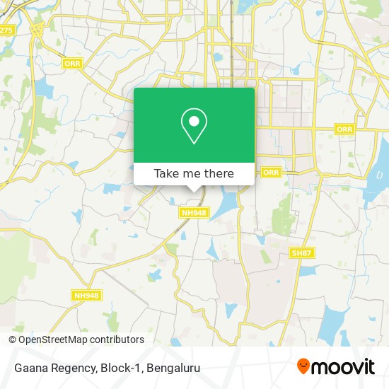 Gaana Regency, Block-1 map