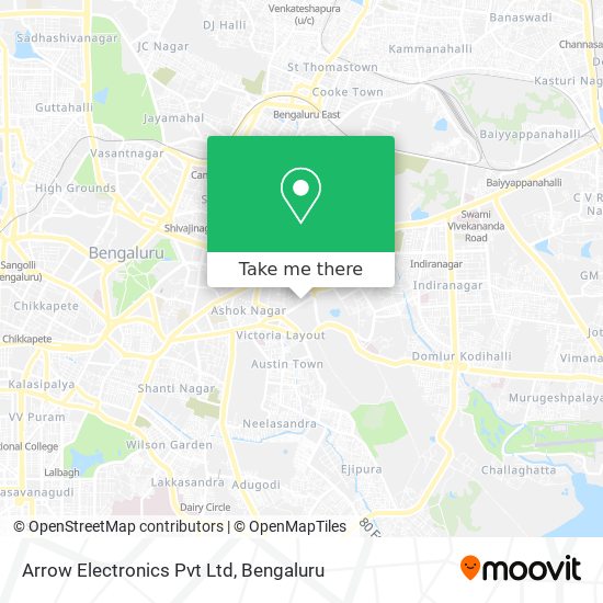 Arrow Electronics Pvt Ltd map