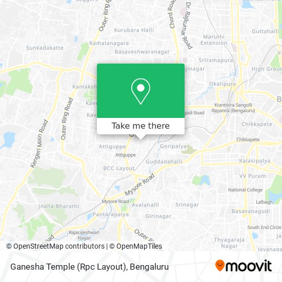 Ganesha Temple (Rpc Layout) map