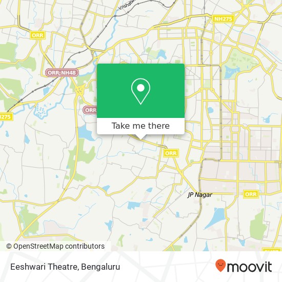 Eeshwari Theatre map