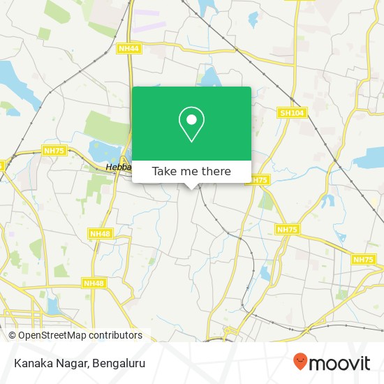 Kanaka Nagar map