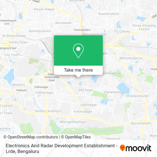 Electronics And Radar Development Establishment - Lrde map