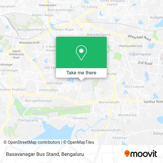 Basavanagar Bus Stand map