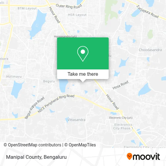 Manipal County map