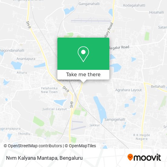 Nvm Kalyana Mantapa map