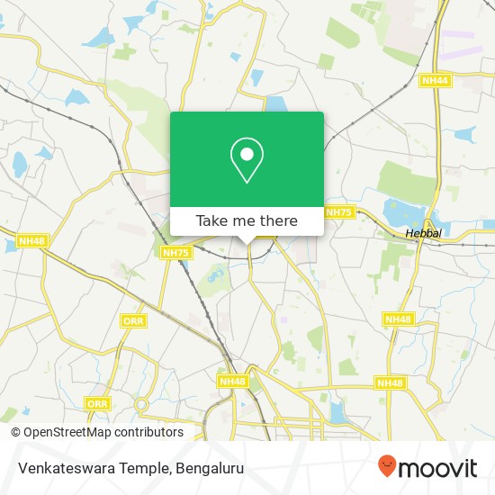 Venkateswara Temple map