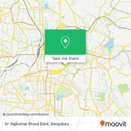 Dr. Rajkumar Blood Bank map