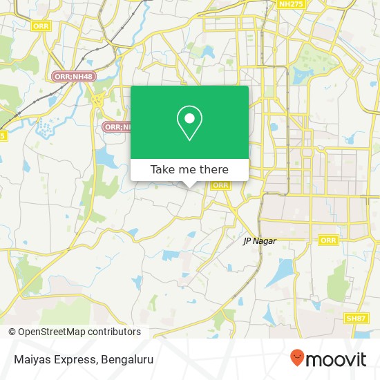 Maiyas Express map