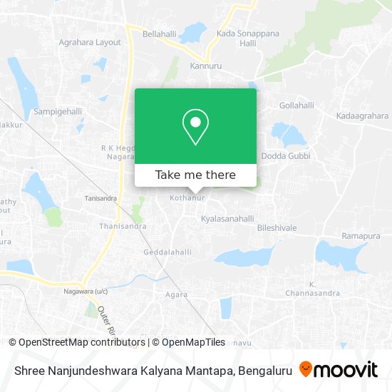 Shree Nanjundeshwara Kalyana Mantapa map