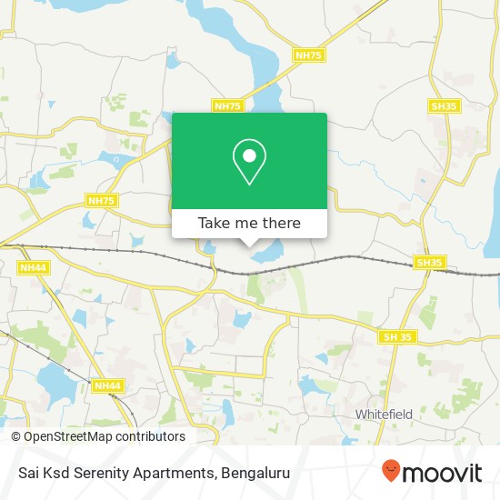 Sai Ksd Serenity Apartments map