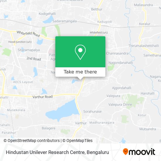 Hindustan Unilever Research Centre map
