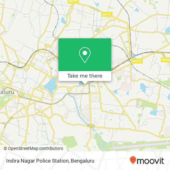 Indira Nagar Police Station map