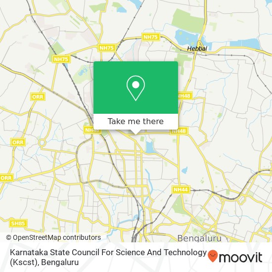 Karnataka State Council For Science And Technology (Kscst) map
