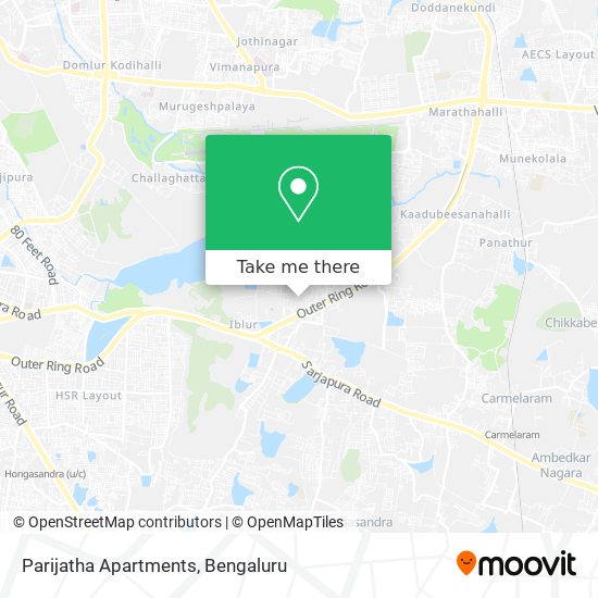 Parijatha Apartments map