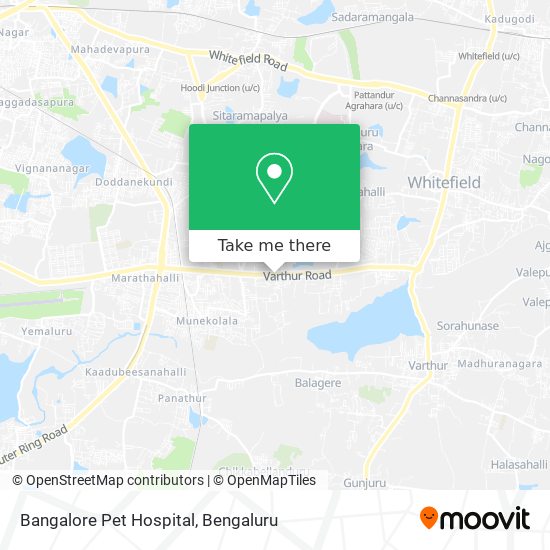 Bangalore Pet Hospital map