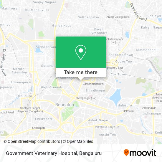 Government Veterinary Hospital map