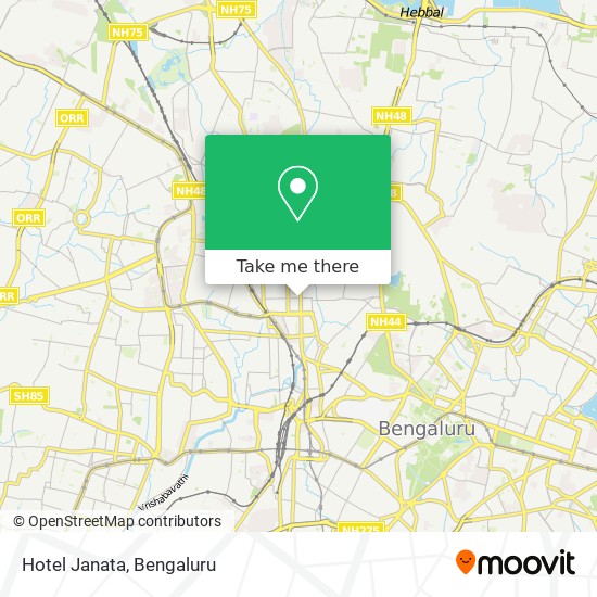 Hotel Janata map