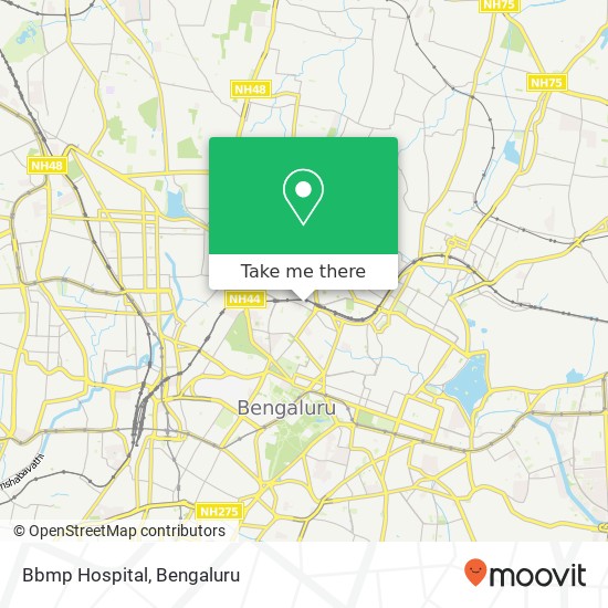 Bbmp Hospital map