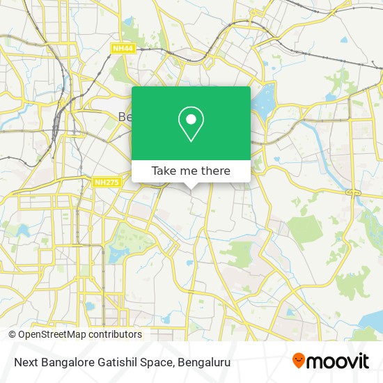 Next Bangalore Gatishil Space map