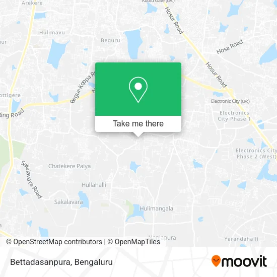 Bettadasanpura map