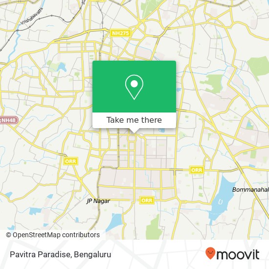 Pavitra Paradise map