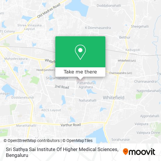 Sri Sathya Sai Institute Of Higher Medical Sciences map