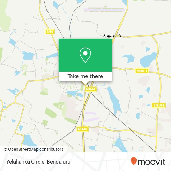 Yelahanka Circle map