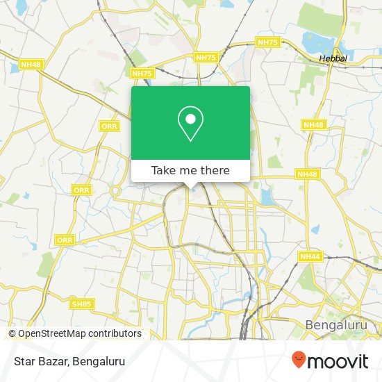 Star Bazar map