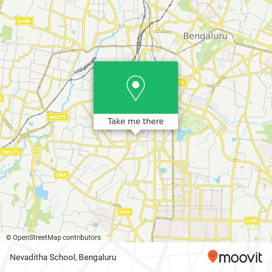 Nevaditha School map