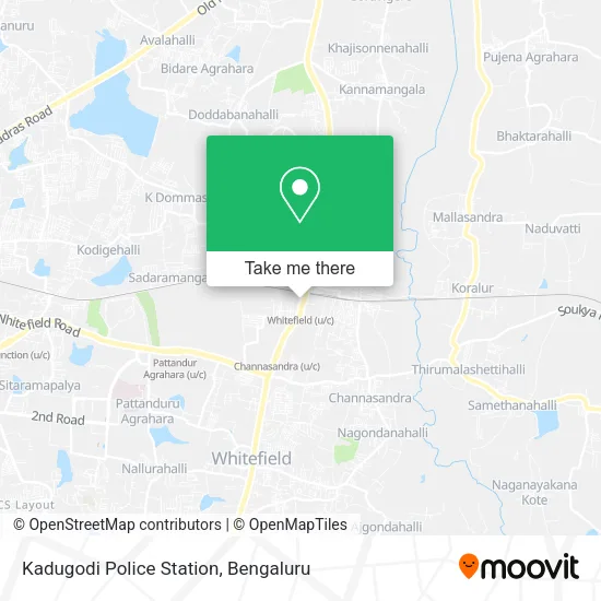 Kadugodi Police Station map