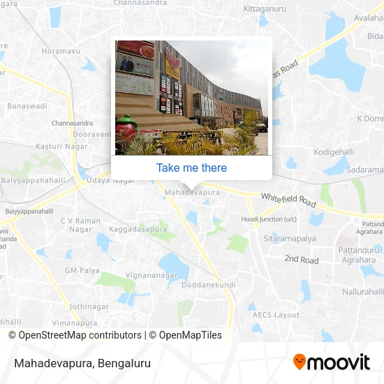 Mahadevapura map