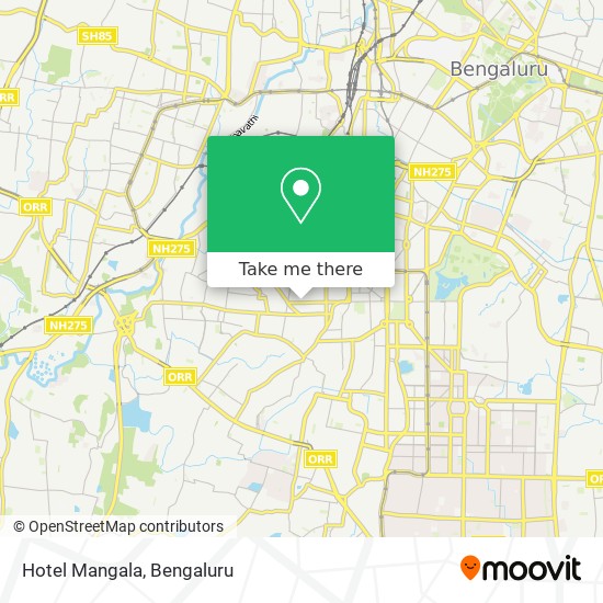 Hotel Mangala map