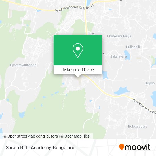 Sarala Birla Academy map