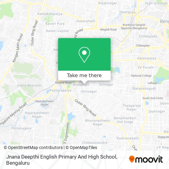 Jnana Deepthi English Primary And High School map